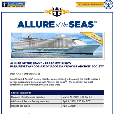 Project Piece: Cruise Industry Exclusive Booking Event Invite by Silvia Reinhardt Portfolio, Interdisciplinary Experience Designer | UX | UI | iXD | Sr. Product Designer