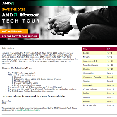 Project Piece: Brand Partnership for Technology Tour Event Invite by Silvia Reinhardt Portfolio, Interdisciplinary Experience Designer | UX | UI | iXD | Sr. Product Designer