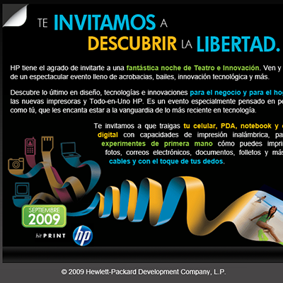 Project Piece: Technology Demonstration LATAM Event Invite by Silvia Reinhardt Portfolio, Interdisciplinary Experience Designer | UX | UI | iXD | Sr. Product Designer