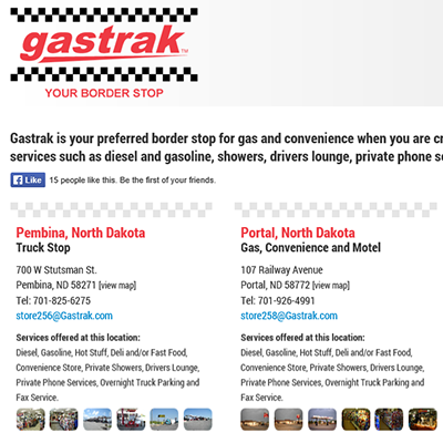 Project Piece: Border Crossing Point Gas and Convenience Stores Site by Silvia Reinhardt Portfolio, Interdisciplinary Experience Designer | UX | UI | iXD | Sr. Product Designer